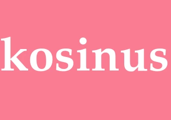 Synonym kosinus