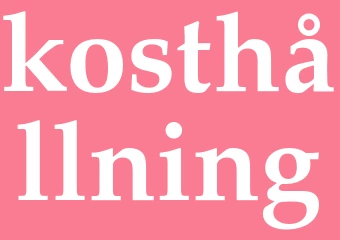 Synonym kosthållning