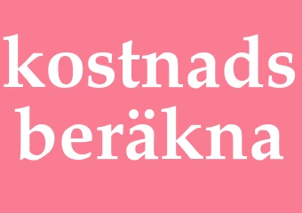Synonym kostnadsberäkna
