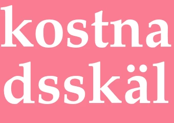 Synonym kostnadsskäl