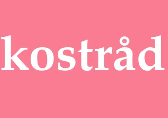 Synonym kostråd