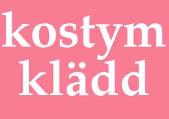 Synonym kostymklädd