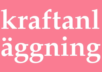 Synonym kraftanläggning