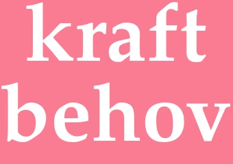 Synonym kraftbehov