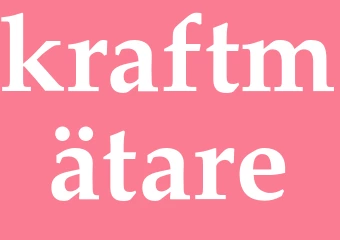 Synonym kraftmätare