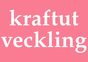 Synonym kraftutveckling