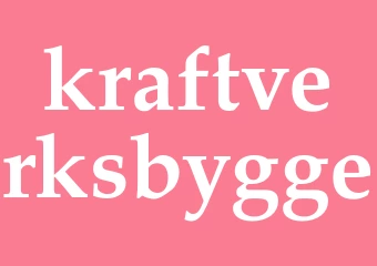 Synonym kraftverksbygge