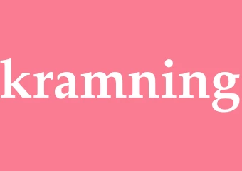 Synonym kramning