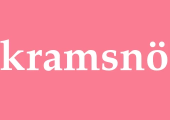 Synonym kramsnö