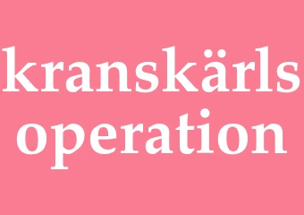 Synonym kranskärlsoperation