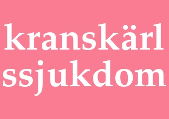 Synonym kranskärlssjukdom