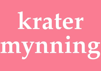 Synonym kratermynning