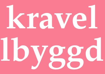 Synonym kravellbyggd