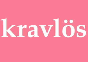 Synonym kravlös