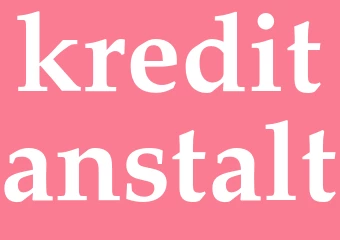Synonym kreditanstalt