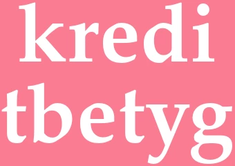 Synonym kreditbetyg