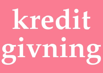 Synonym kreditgivning
