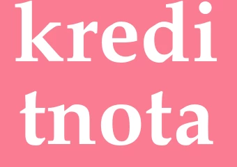 Synonym kreditnota