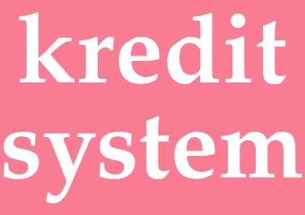 Synonym kreditsystem