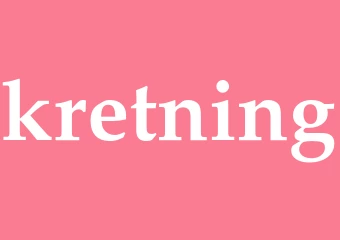 Synonym kretning