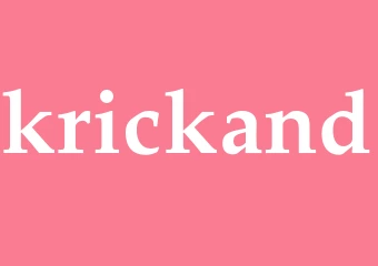 Synonym krickand