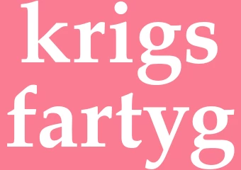 Synonym krigsfartyg