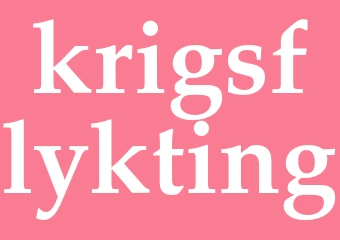 Synonym krigsflykting