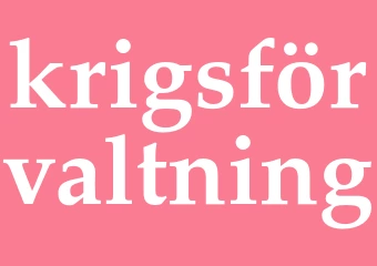Synonym krigsförvaltning