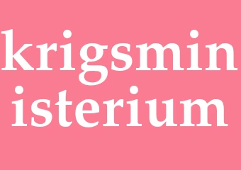 Synonym krigsministerium