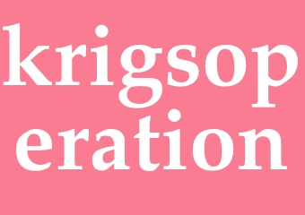 Synonym krigsoperation
