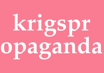 Synonym krigspropaganda