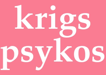 Synonym krigspsykos