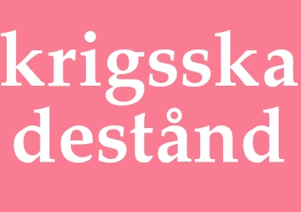Synonym krigsskadestånd