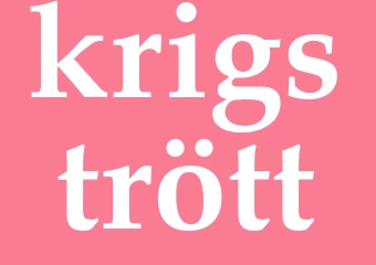 Synonym krigstrött