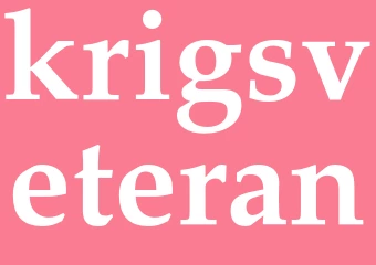 Synonym krigsveteran
