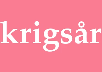 Synonym krigsår