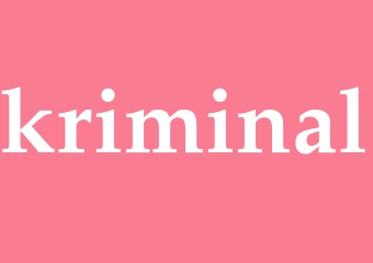 Synonym kriminal