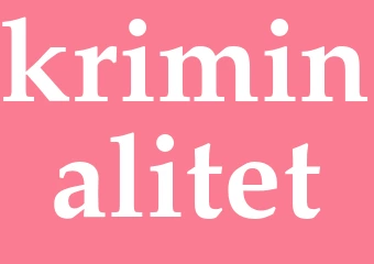 Synonym kriminalitet