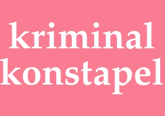 Synonym kriminalkonstapel