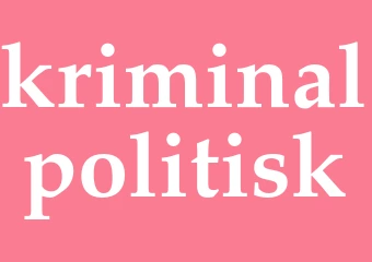 Synonym kriminalpolitisk