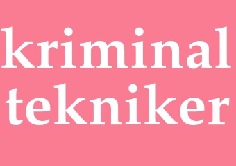 Synonym kriminaltekniker