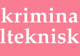 Synonym kriminalteknisk