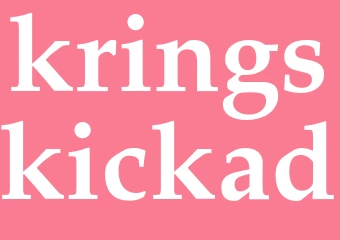 Synonym kringskickad