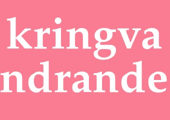 Synonym kringvandrande