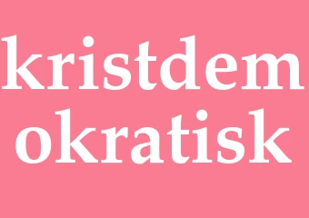 Synonym kristdemokratisk