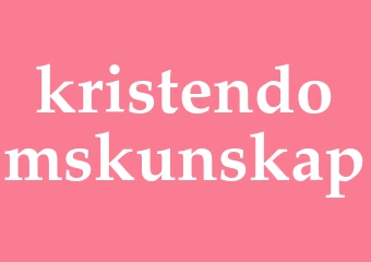Synonym kristendomskunskap