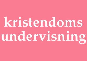 Synonym kristendomsundervisning