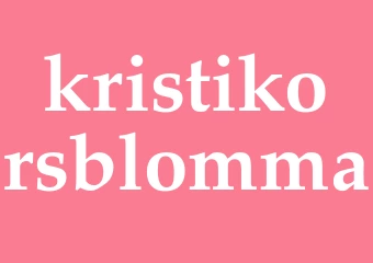 Synonym kristikorsblomma