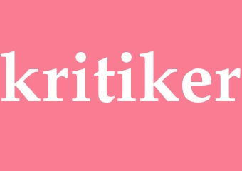 Synonym kritiker
