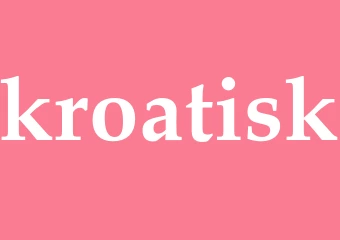 Synonym kroatisk